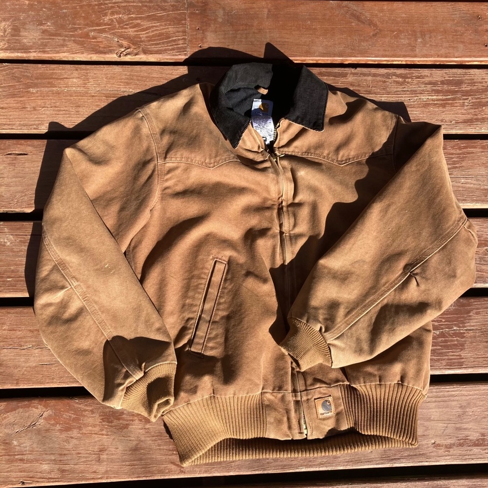 Carhartt jacket carhartt brown jacket bomber vtg